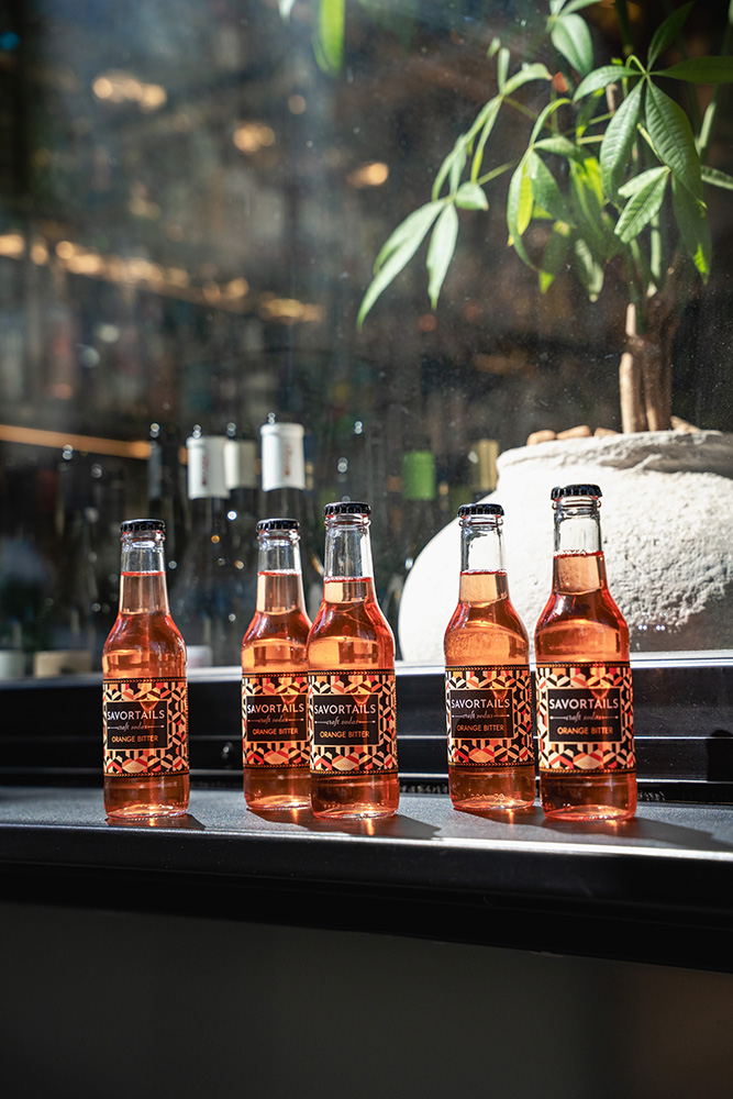 bottles of orange bitter